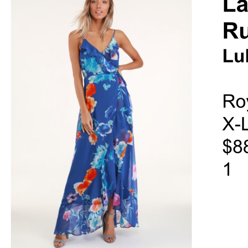 Lulus wrap dress
